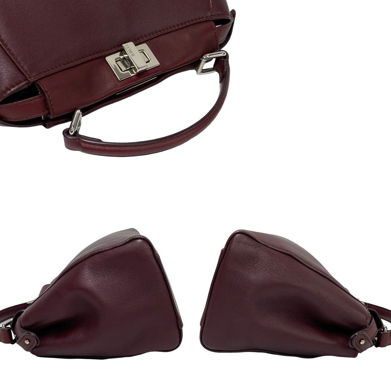 Fendi Fendi Shoulder Bag Red Leather Size ONE SIZE - 5 Thumbnail