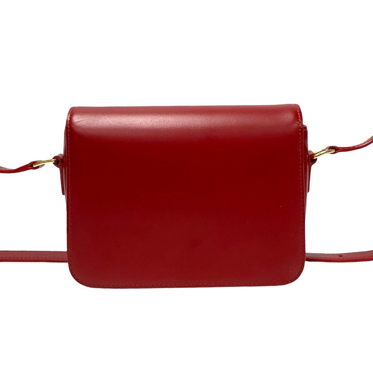 Celine Celine Shoulder Bag Red Leather Size ONE SIZE - 4 Thumbnail