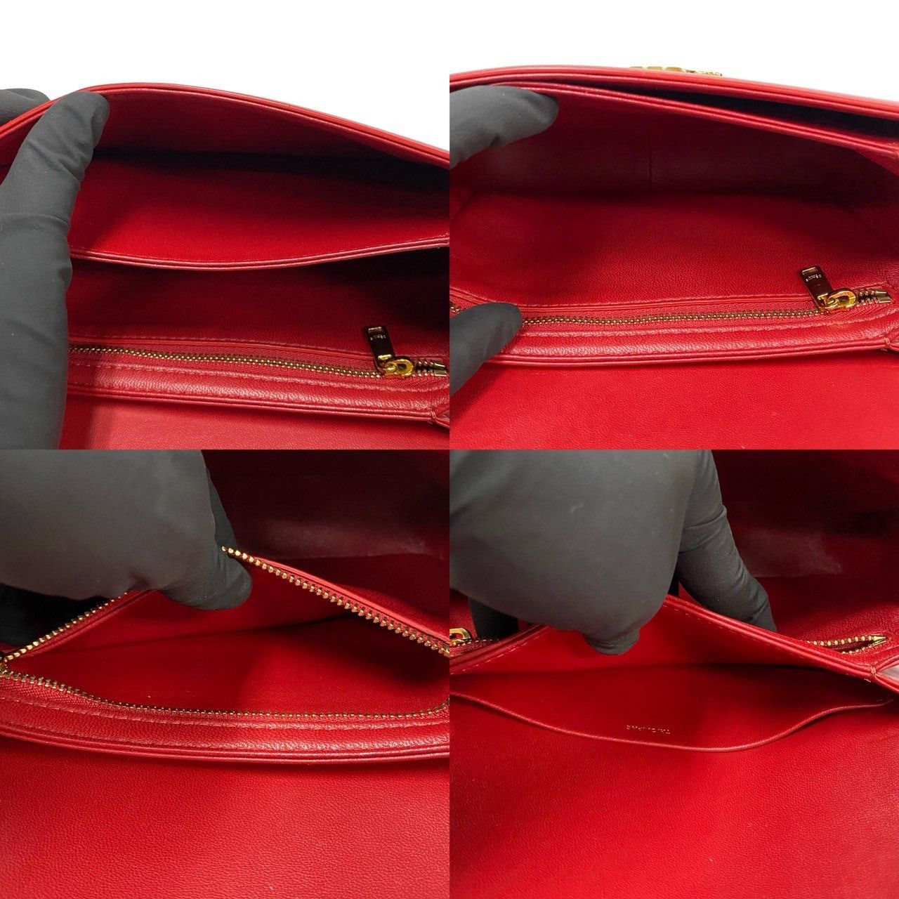 Celine Celine Shoulder Bag Red Leather Size ONE SIZE - 8 Thumbnail
