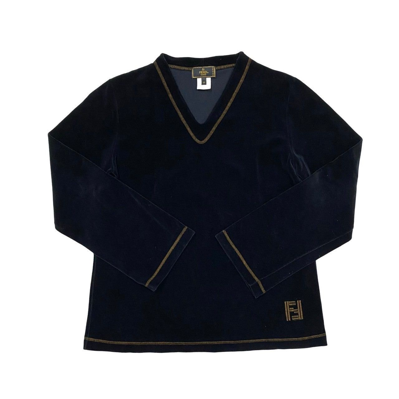 Fendi Fendi Black Velvet Size ONE SIZE - 3 Thumbnail