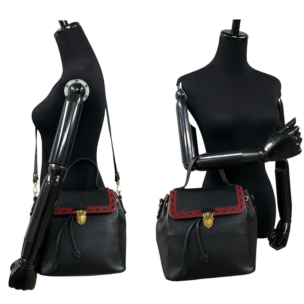 Yves Saint Laurent Yves Saint Laurent Shoulder Bag Black Leather Size ONE SIZE - 2 Thumbnail