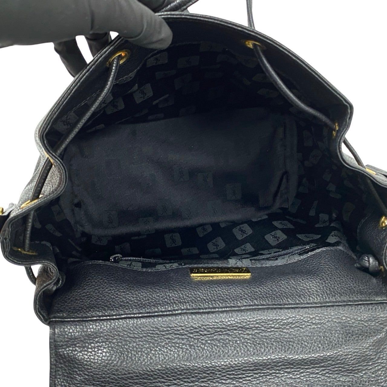 Yves Saint Laurent Yves Saint Laurent Shoulder Bag Black Leather Size ONE SIZE - 8 Thumbnail