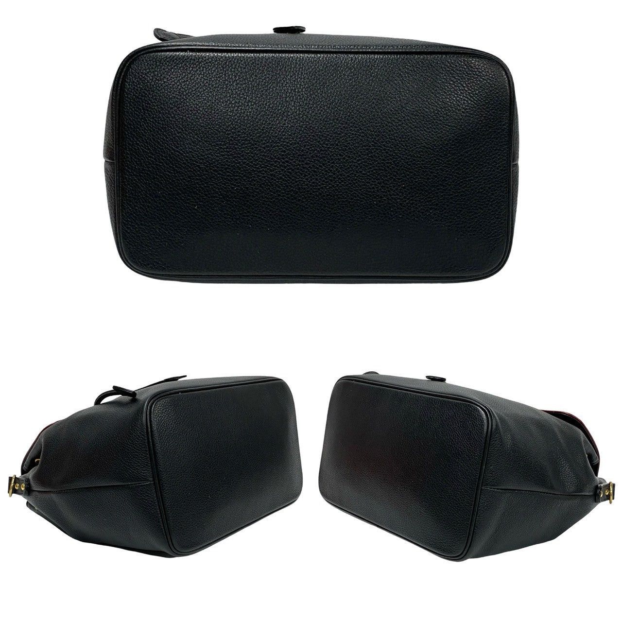 Yves Saint Laurent Yves Saint Laurent Shoulder Bag Black Leather Size ONE SIZE - 6 Thumbnail