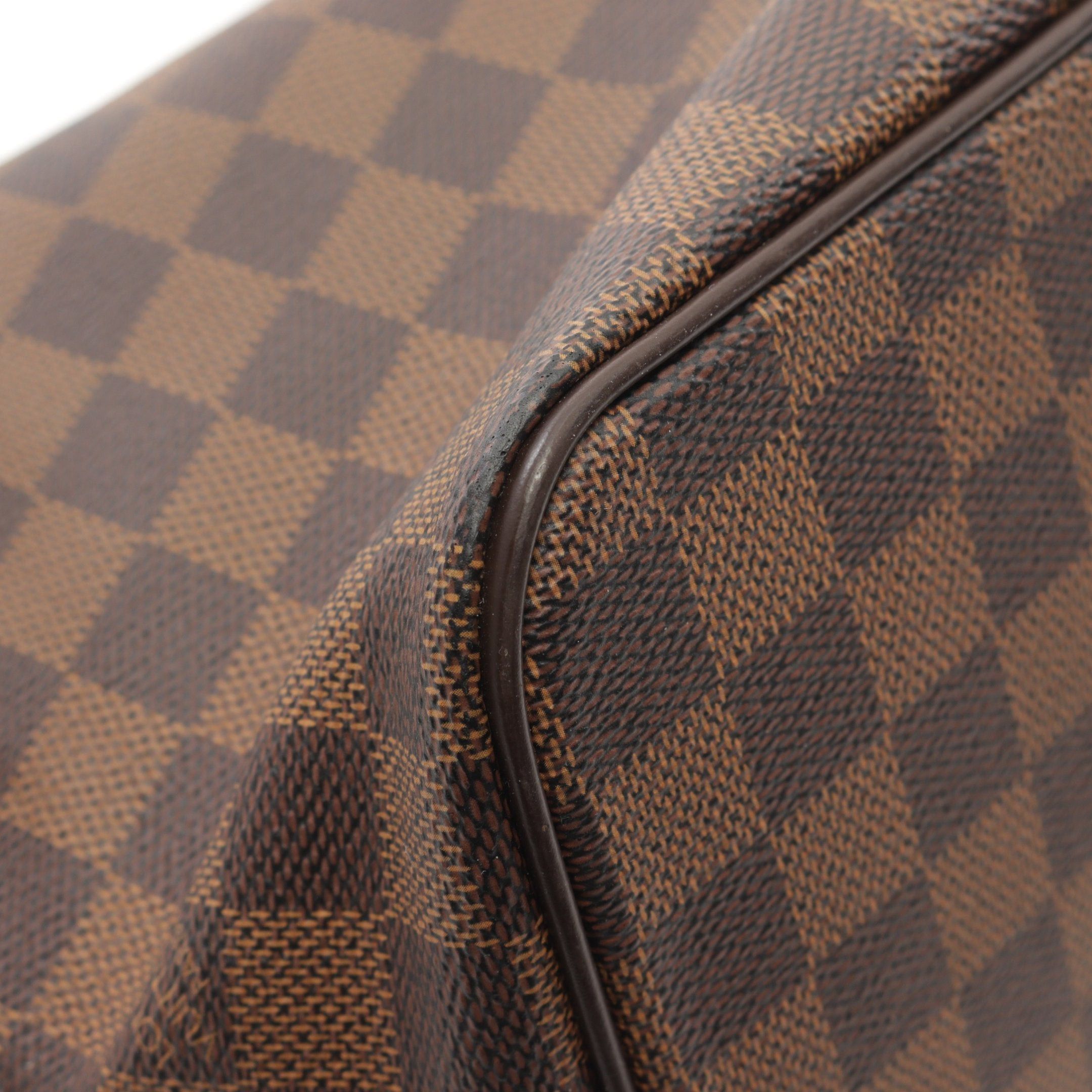 Louis Vuitton Louis Vuitton Saleya Pm Damier Ebene Handbag Tote Bag Leather Brown Size ONE SIZE - 7 Thumbnail