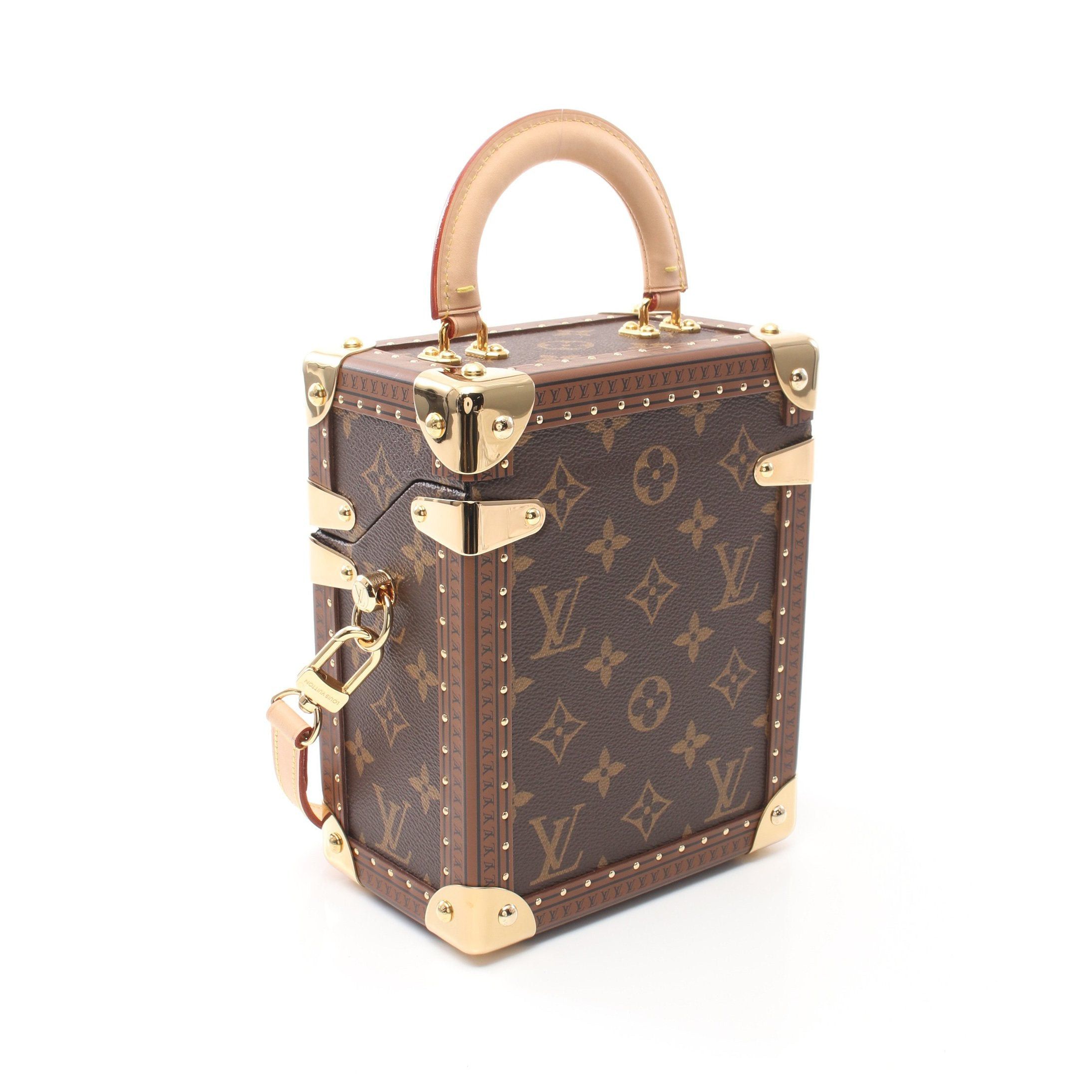 Louis Vuitton Louis Vuitton Camera Box Monogram Handbag Leather Brown Size ONE SIZE - 2 Thumbnail