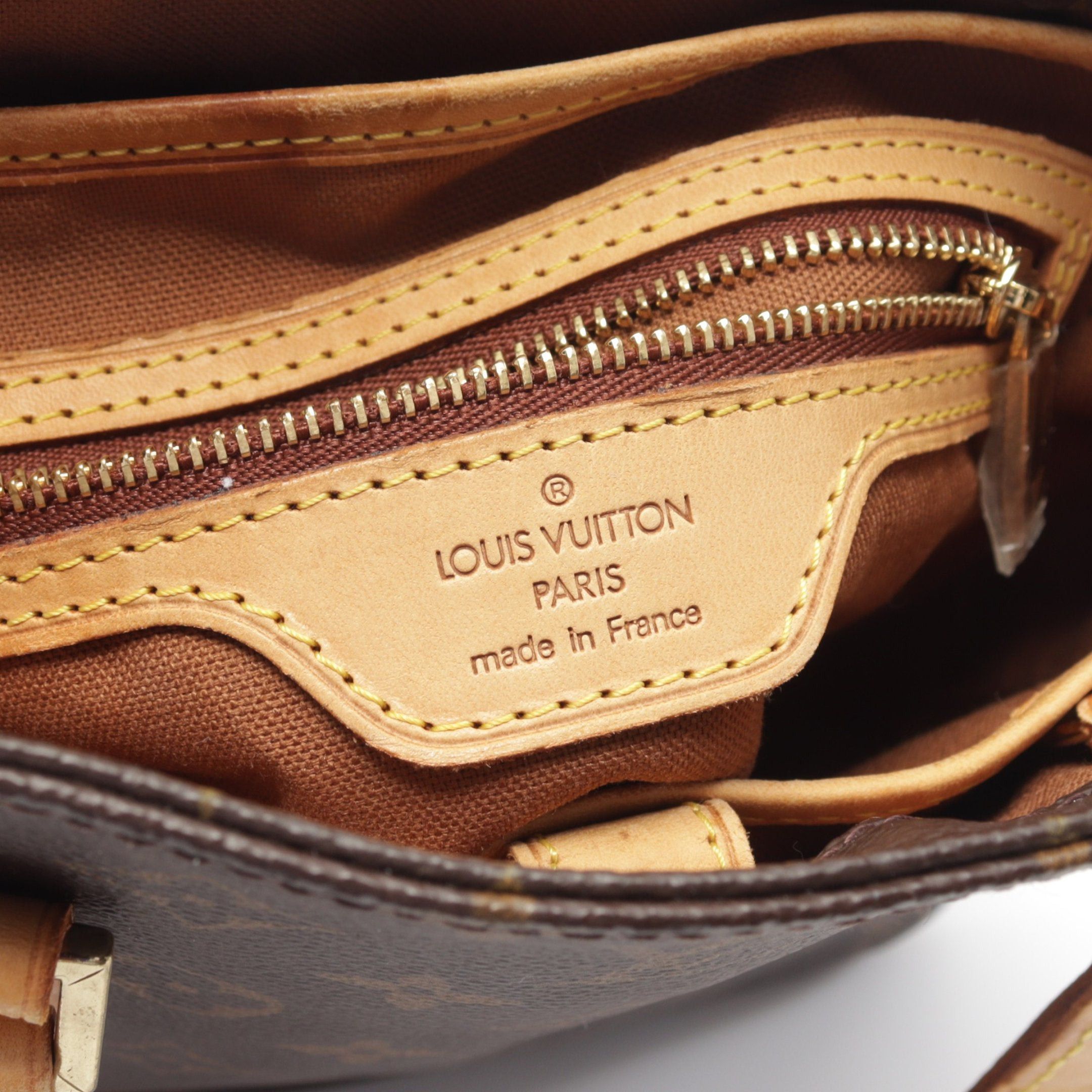 Louis Vuitton Louis Vuitton Vavin Pm Monogram Handbag Leather Brown Size ONE SIZE - 4 Thumbnail