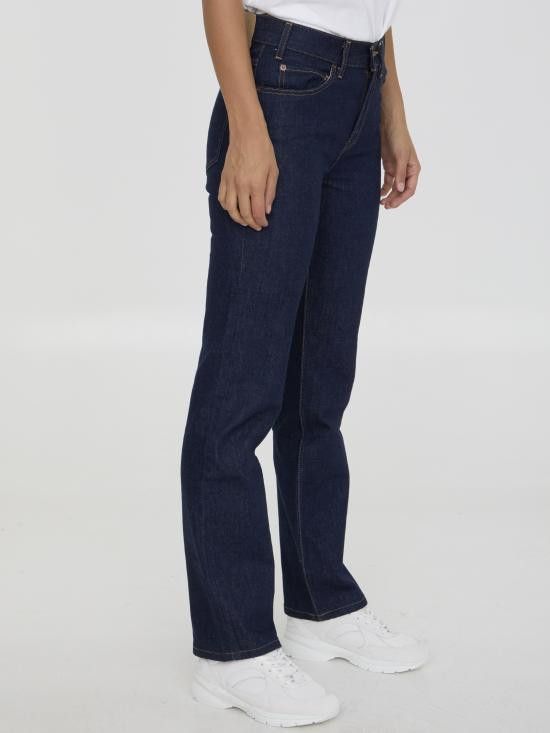 Celine CELINE Women Denim Pants 2N48A224Z BLUE Size 28" / US 6 / IT 42 - 2 Thumbnail