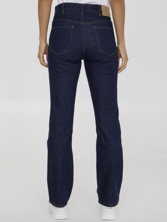 Celine CELINE Women Denim Pants 2N48A224Z BLUE Size 28" / US 6 / IT 42 - 4 Thumbnail