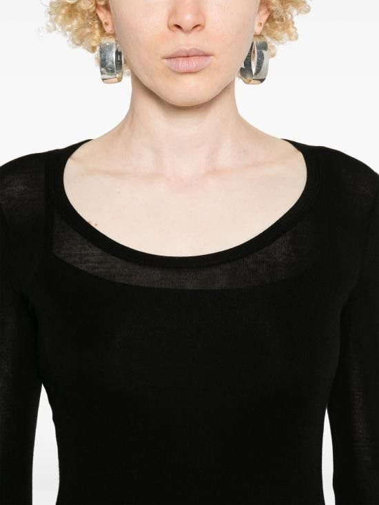 Agolde AGOLDE Women Tops A72851618 BLK BLACK Size XS / US 0-2 / IT 36-38 - 5 Thumbnail