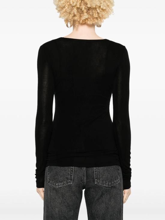 Agolde AGOLDE Women Tops A72851618 BLK BLACK Size M / US 6-8 / IT 42-44 - 4 Thumbnail