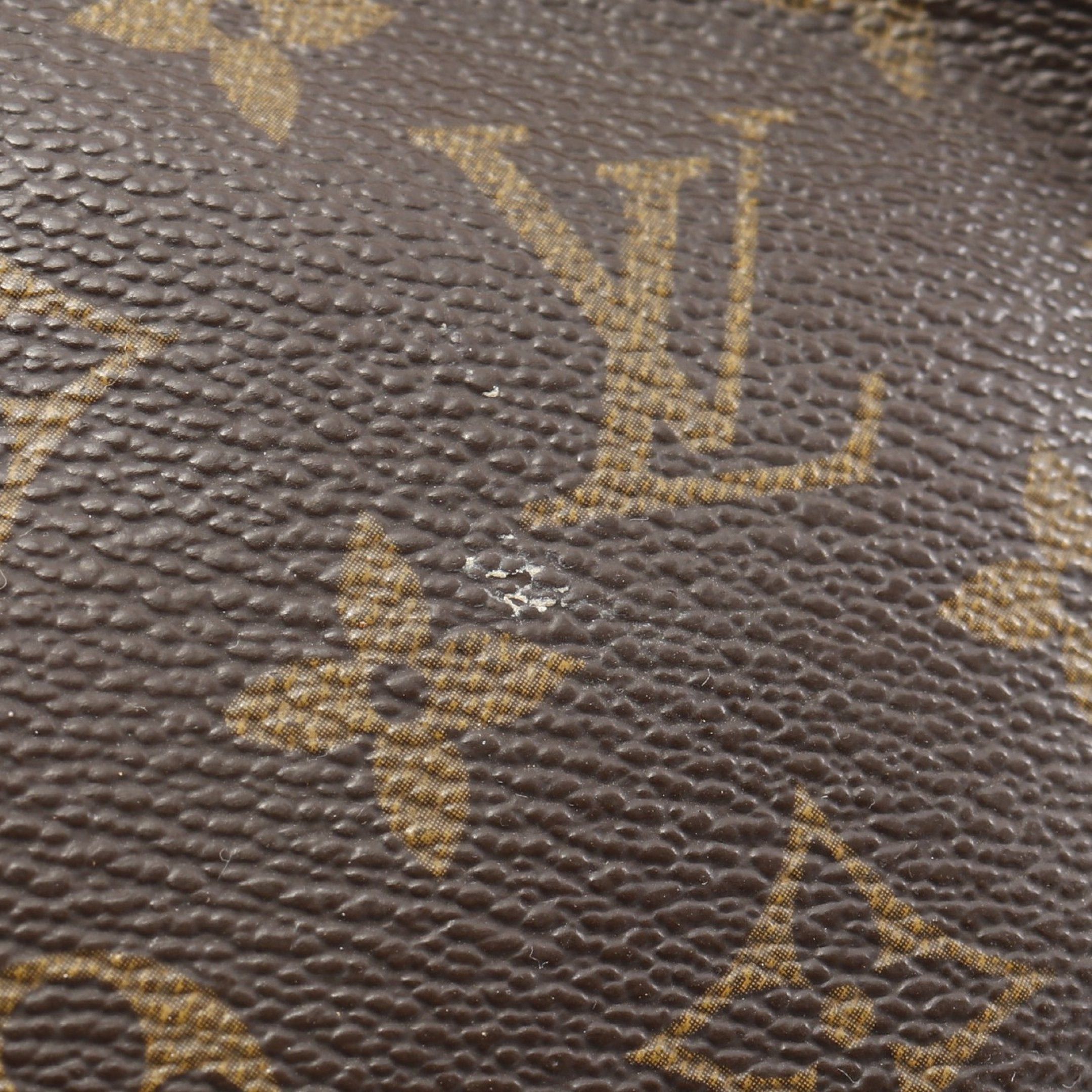 Louis Vuitton Louis Vuitton Marly Dragonne Monogram Clutch Bag Second Leather Brown Size ONE SIZE - 9 Thumbnail