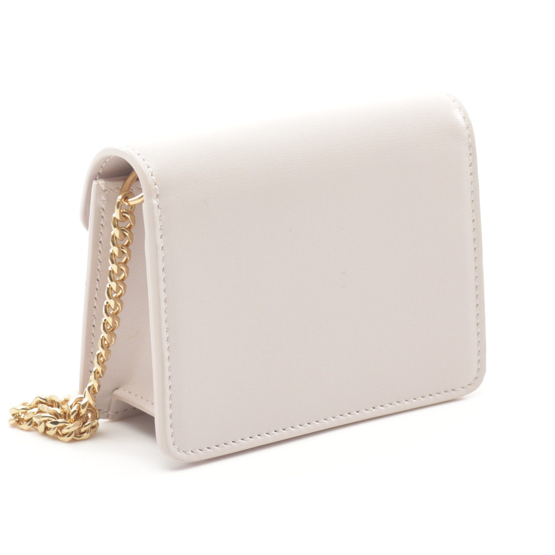 Celine Celine Triomphe Chain Shoulder Bag Leather Light Pink Size ONE SIZE - 2 Thumbnail