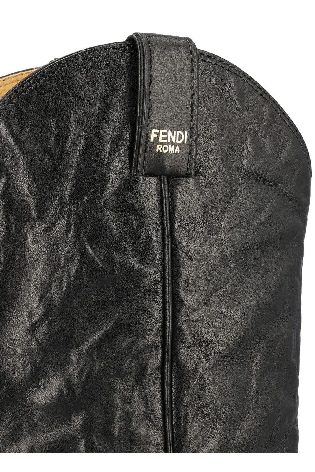 Fendi Fendi Slip-On Cowboy Boots in black Size US 5 / IT 35 - 4 Thumbnail
