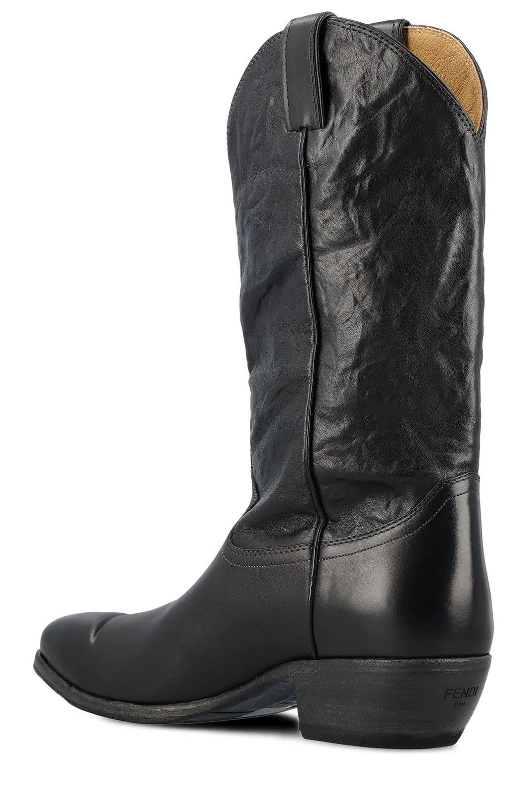 Fendi Fendi Slip-On Cowboy Boots in black Size US 9 / IT 39 - 3 Thumbnail