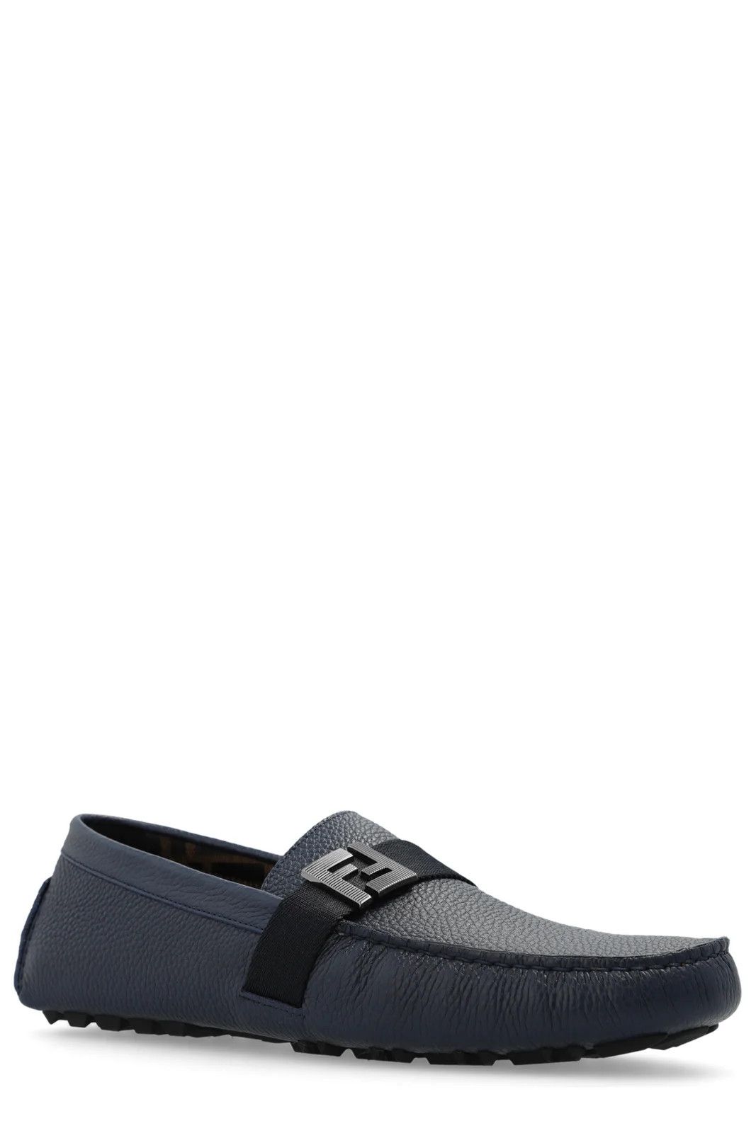 FF Squared Loafer Shoes in navy