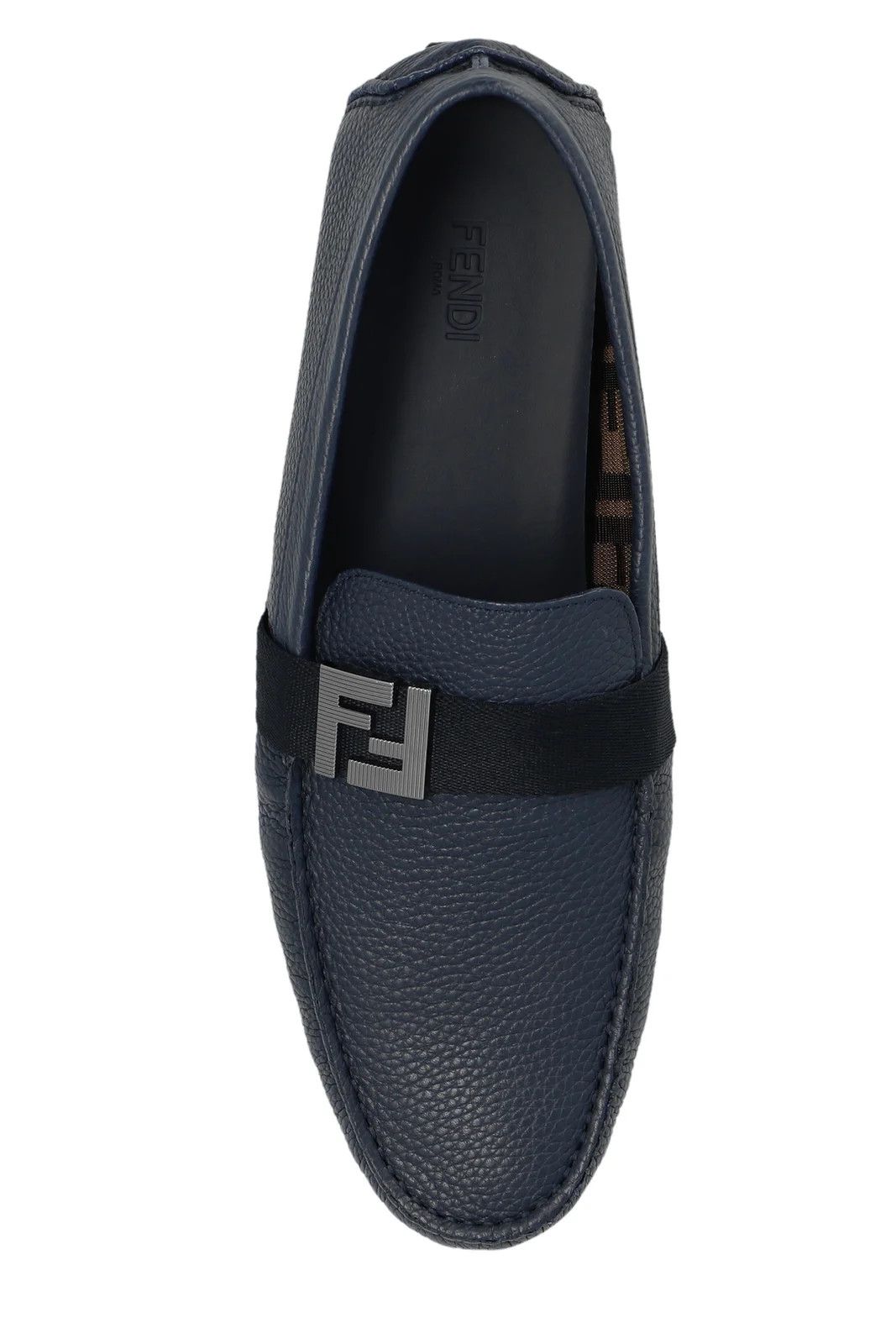 FF Squared Loafer Shoes in navy