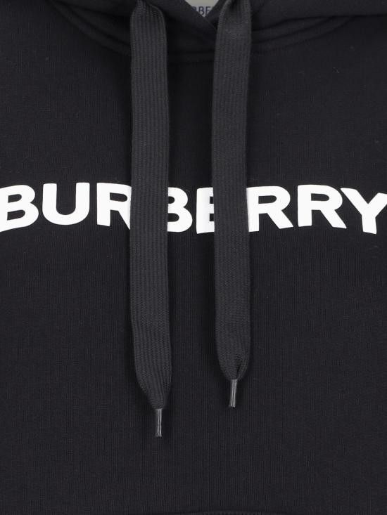Burberry BURBERRY Women Hoodies 8084755 A1189 Black Size S / US 4 / IT 40 - 3 Thumbnail