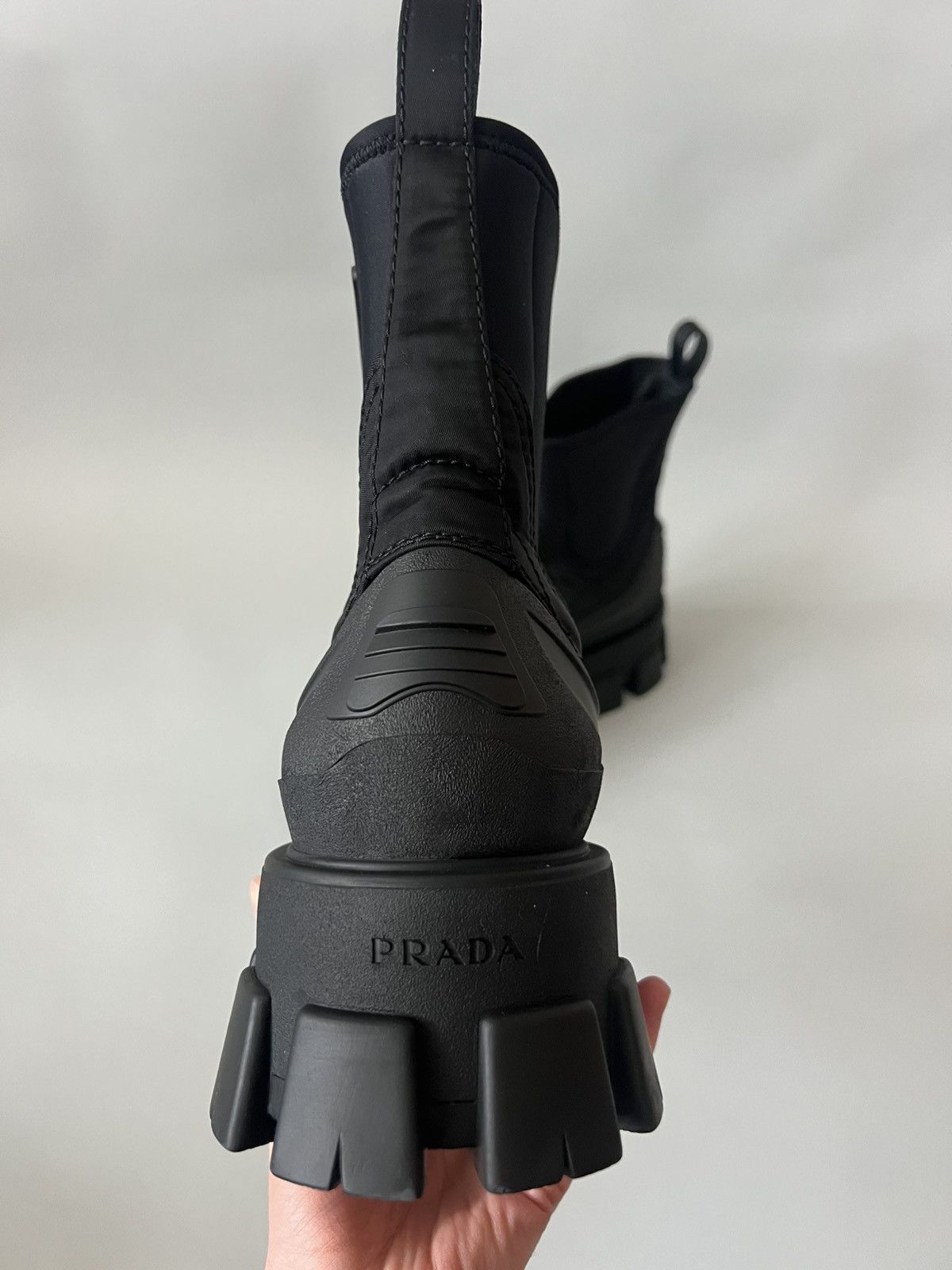 Prada Re-Nylon Monolith Boots Size US 11.5 / EU 44-45 - 5 Thumbnail