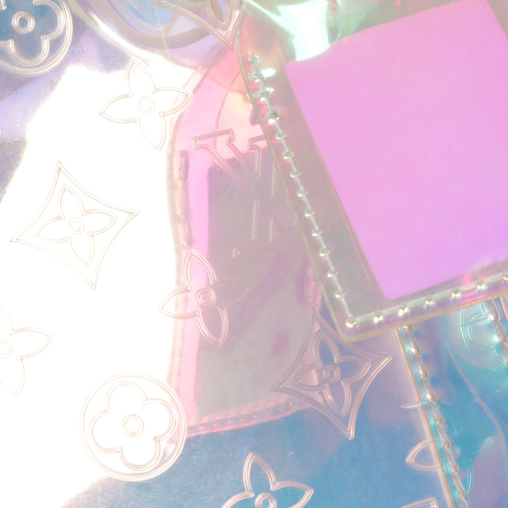 Louis Vuitton LOUIS VUITTON - Louis Vuitton limited edition Keepall 50 Prism bag in iridescent PVC Size ONE SIZE - 7 Thumbnail