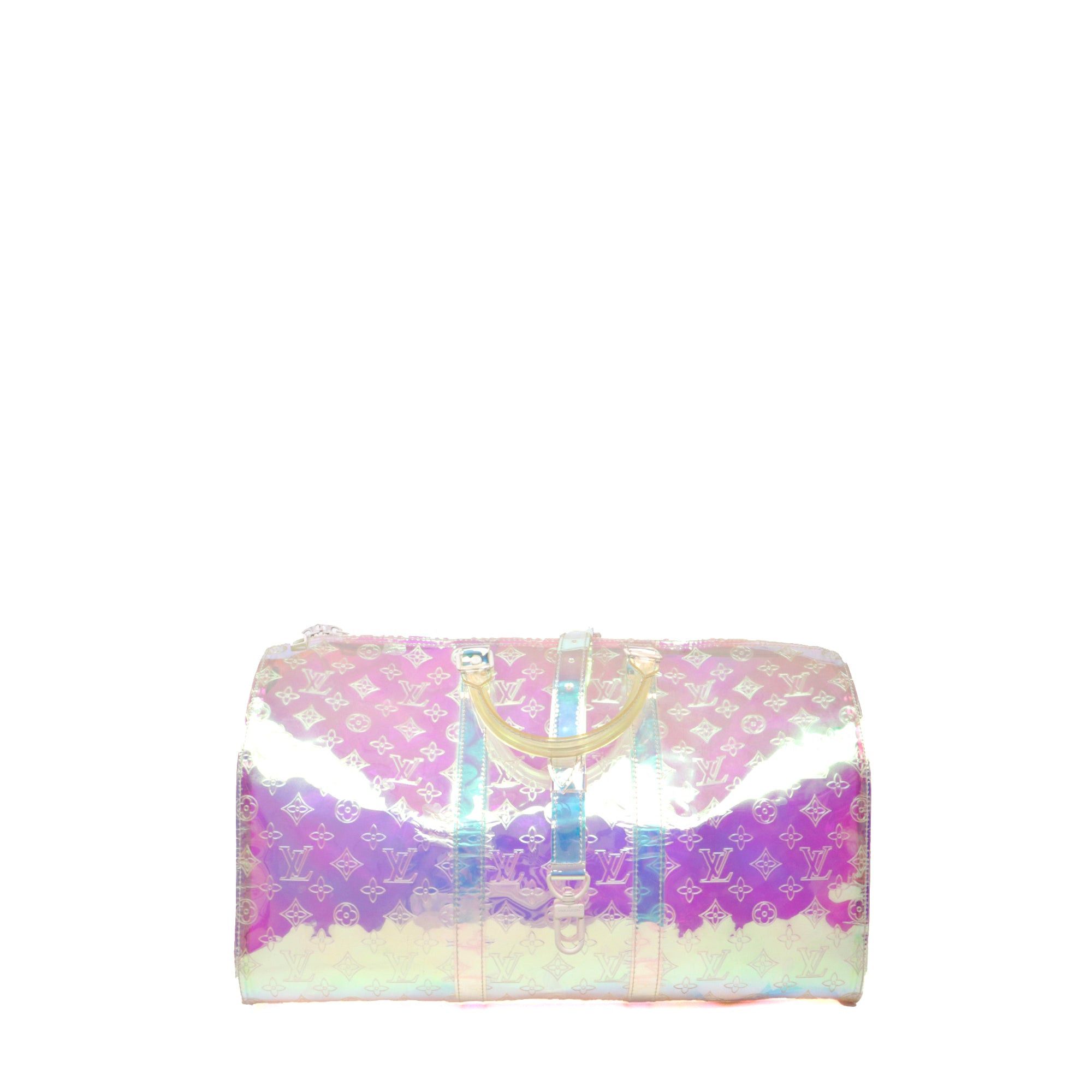 Louis Vuitton LOUIS VUITTON - Louis Vuitton limited edition Keepall 50 Prism bag in iridescent PVC Size ONE SIZE - 3 Thumbnail
