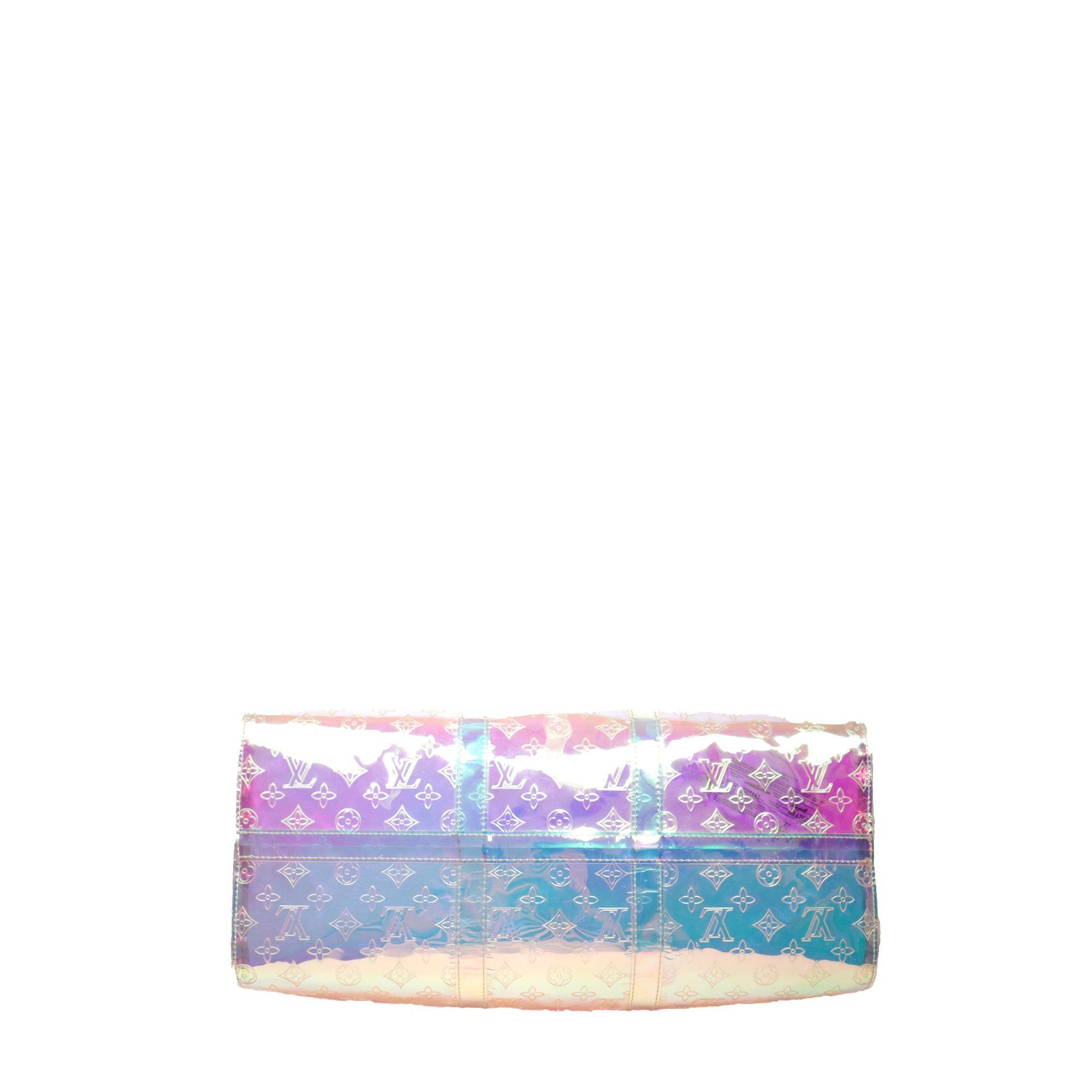 Louis Vuitton LOUIS VUITTON - Louis Vuitton limited edition Keepall 50 Prism bag in iridescent PVC Size ONE SIZE - 4 Thumbnail