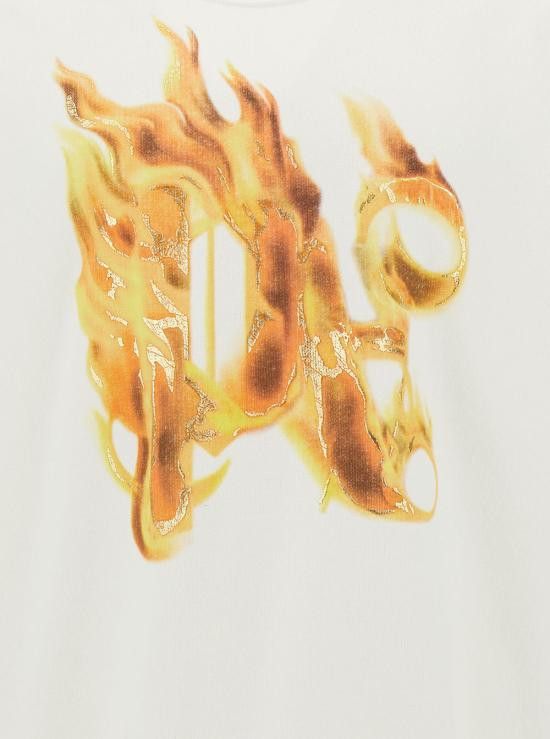 Palm Angels PALM ANGELS Men Tops PMBA074R24FLE0040376 White Size US S / EU 44-46 / 1 - 3 Thumbnail
