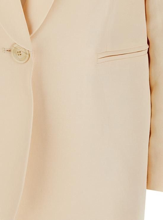 TWINSET TWINSET Women Suit Jackets 241TT210107222 Beige Size L / US 10 / IT 46 - 3 Thumbnail