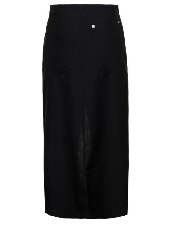 Givenchy GIVENCHY Women Skirts BW40RK108W001 Black Size 26" / US 2 / IT 38 - 2 Thumbnail