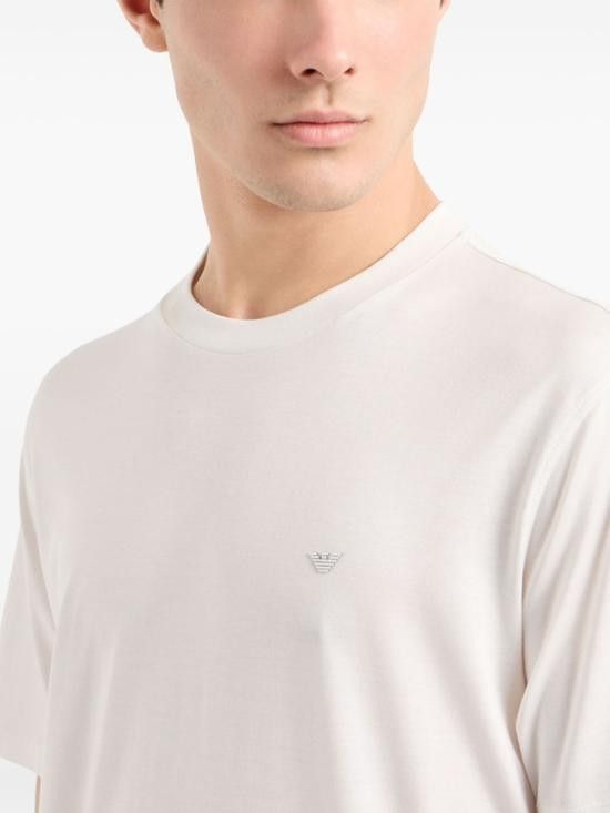 Emporio Armani EMPORIO ARMANI Men T-Shirts EM000311 AF10761U0003 White Size US XL / EU 56 / 4 - 4 Thumbnail