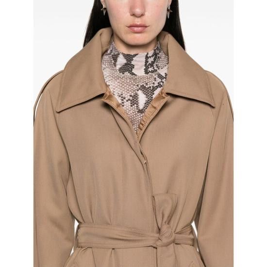 Herno HERNO Women Coats 12625 CA000531D 2157 BROWN Size M / US 6-8 / IT 42-44 - 3 Thumbnail