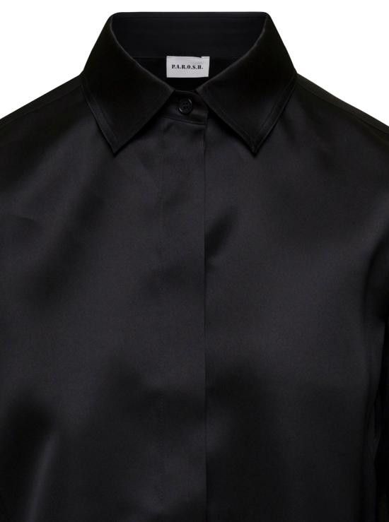 Max Mara MAX MARA Women Shirts 2411111023600003 Black Size L / US 10 / IT 46 - 3 Thumbnail