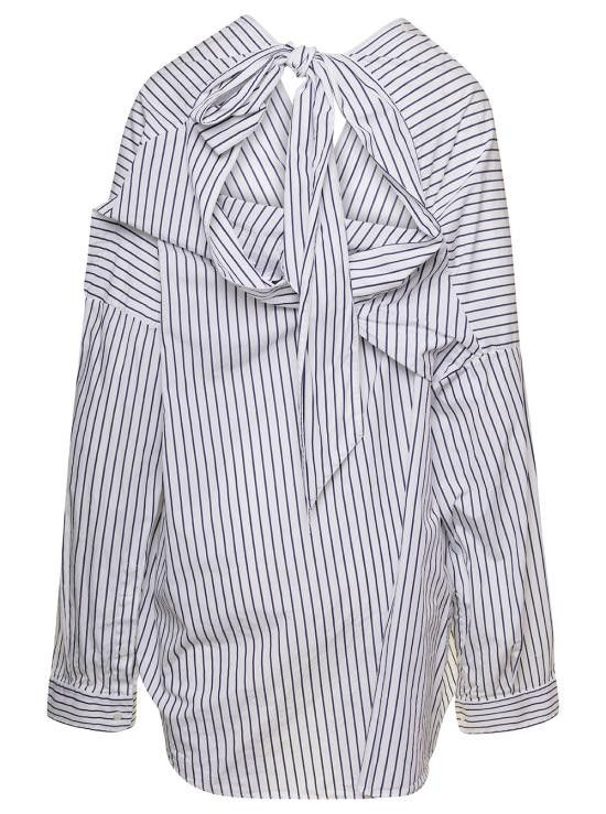 Balenciaga BALENCIAGA Women Shirts 715032TFM029167 White Size S / US 4 / IT 40 - 2 Thumbnail