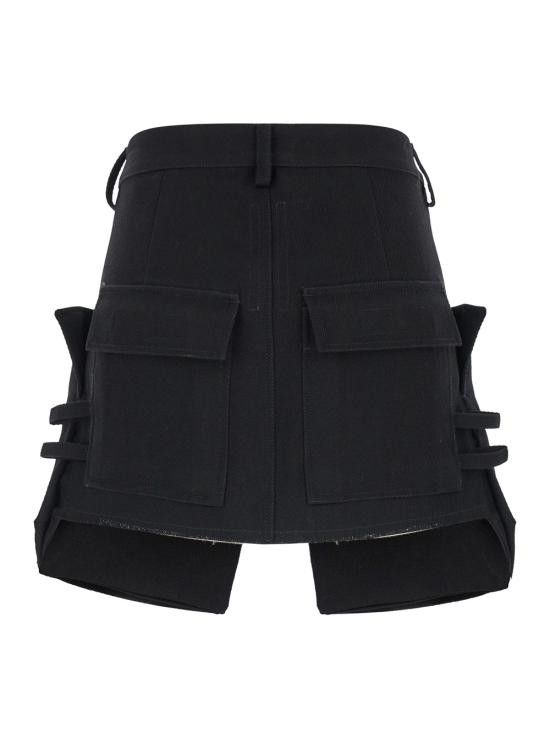 Rick Owens RICK OWENS Women Skirts RP02D3342WD09 Black Size 27" / US 4 / IT 40 - 2 Thumbnail