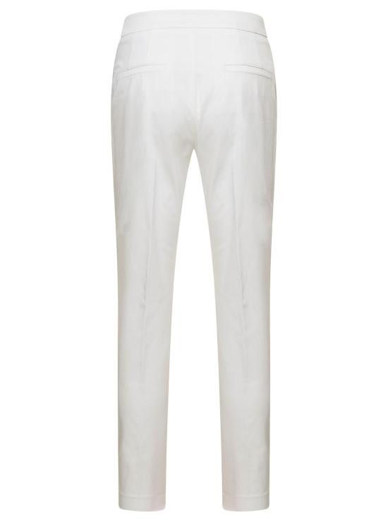 Moncler MONCLER Women Straight Pants 2A0001857448041 White Size 28" / US 6 / IT 42 - 2 Thumbnail