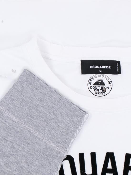 Dsquared2 DSQUARED2 Men T-Shirts S71GD1489 961 White Size US L / EU 52-54 / 3 - 3 Thumbnail