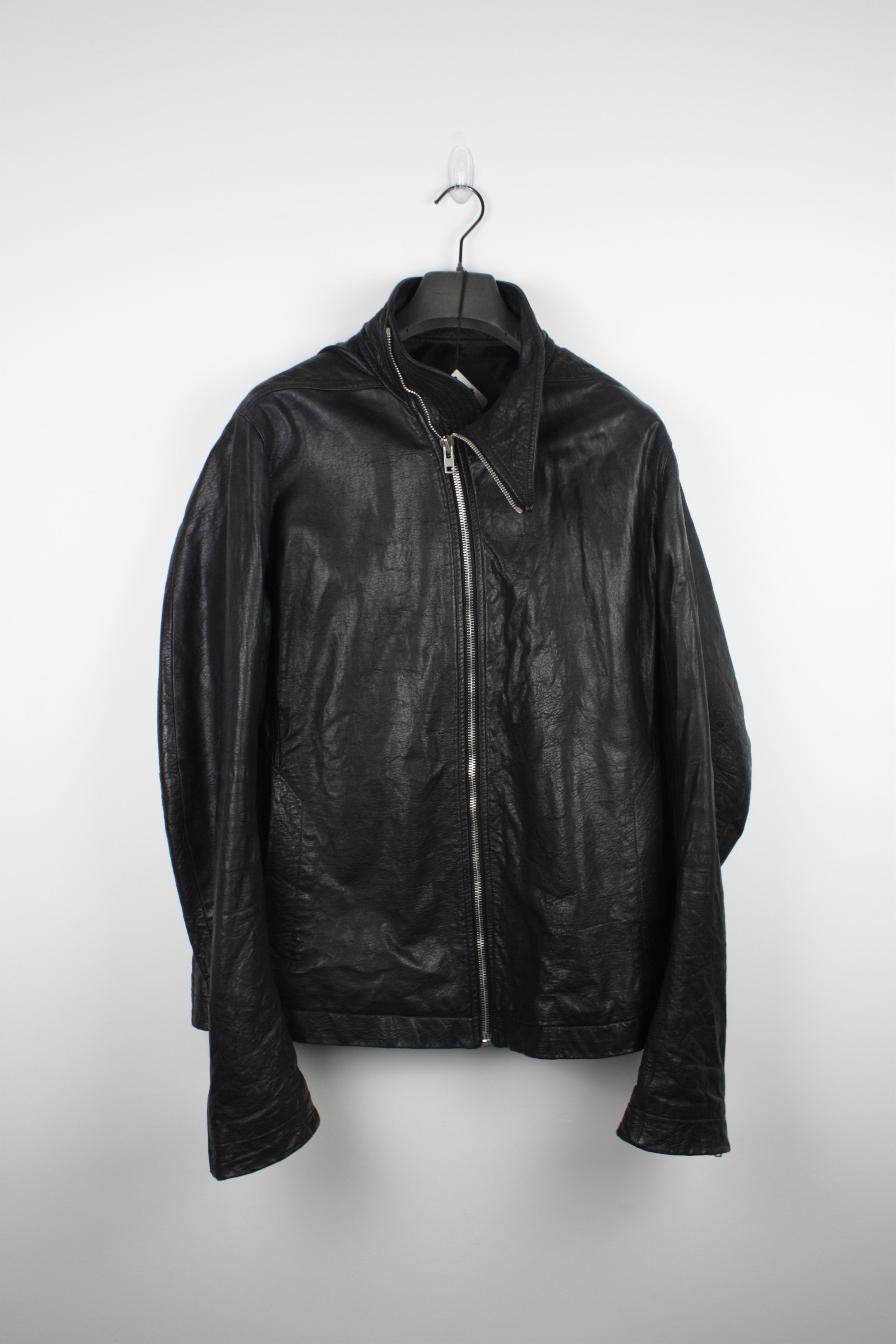 Rick Owens レザーブルゾン　S Molino zip jacket Rick Owens レザーブルゾン S Molino zip jacket - メルカリ
