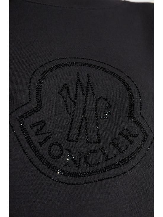 Moncler MONCLER Women Hoodies J20938G00040899TR 999 BLACK Size M / US 6-8 / IT 42-44 - 5 Thumbnail