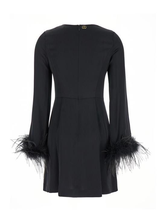 TWINSET TWINSET Women Dresses 242TP234600006 Black Size M / US 6-8 / IT 42-44 - 2 Thumbnail