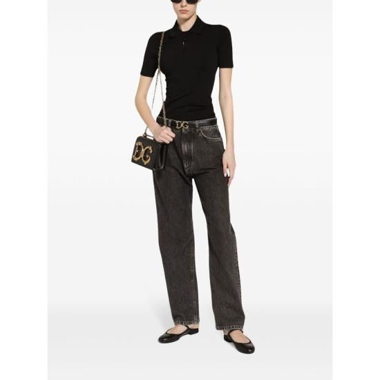 Dolce & Gabbana DOLCE & GABBANA Women Denim Pants FTC7CD G8LV5 S9001 BLACK Size 27" / US 4 / IT 40 - 4 Thumbnail