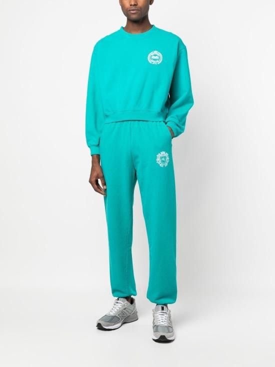 Sporty & Rich SPORTY & RICH Men Hoodies CR636 NYCOUNTRYCLUBTEAL WHITE Green Size US M / EU 48-50 / 2 - 5 Thumbnail