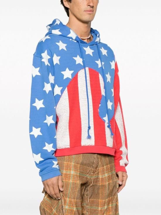 ERL ERL Men Hoodies ERL07T022 BLUE Blue Size US M / EU 48-50 / 2 - 4 Thumbnail