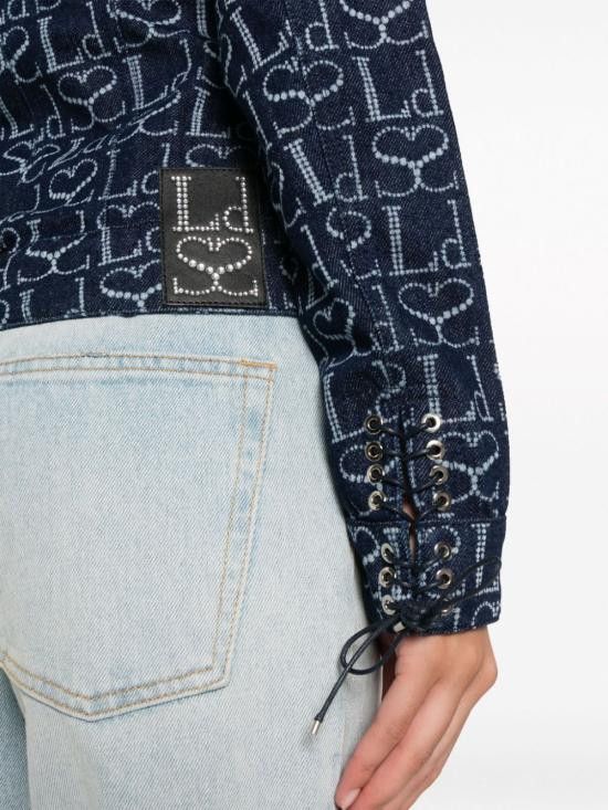 Ludovic De Saint Sernin LUDOVIC DE SAINT SERNIN Women Jackets JK001UDEN002 INDIGO Blue Size S / US 4 / IT 40 - 3 Thumbnail
