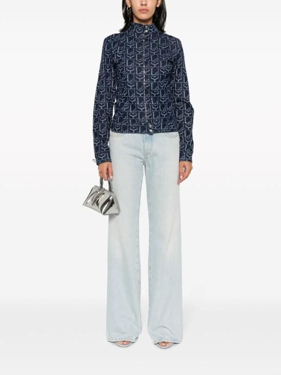 Ludovic De Saint Sernin LUDOVIC DE SAINT SERNIN Women Jackets JK001UDEN002 INDIGO Blue Size S / US 4 / IT 40 - 2 Thumbnail