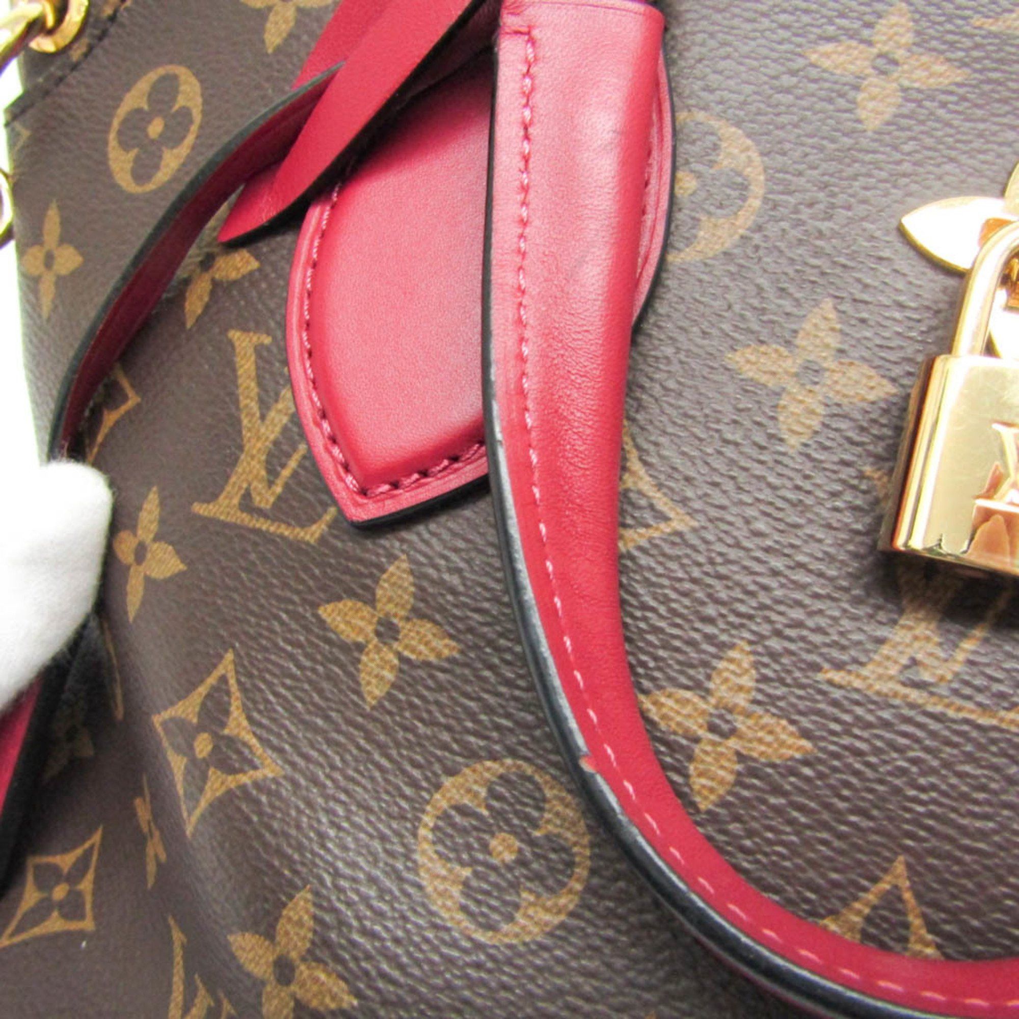 Louis Vuitton Flower Tote Brown Canvas Tote Bag (Pre-Owned) Size ONE SIZE - 7 Thumbnail