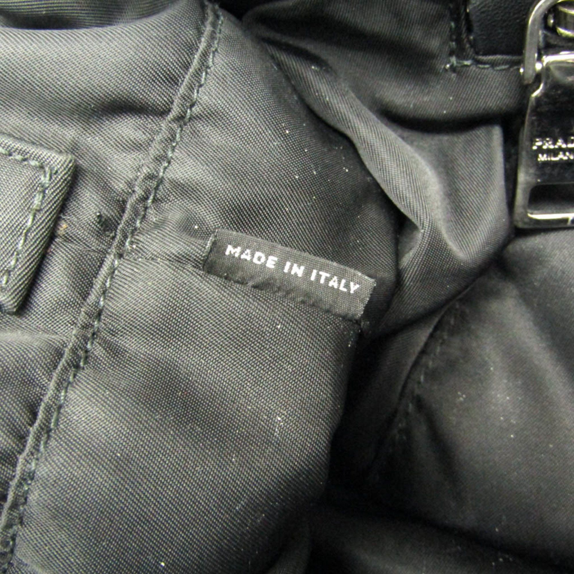 Prada Black Synthetic Handbag (Pre-Owned) Size ONE SIZE - 14 Thumbnail