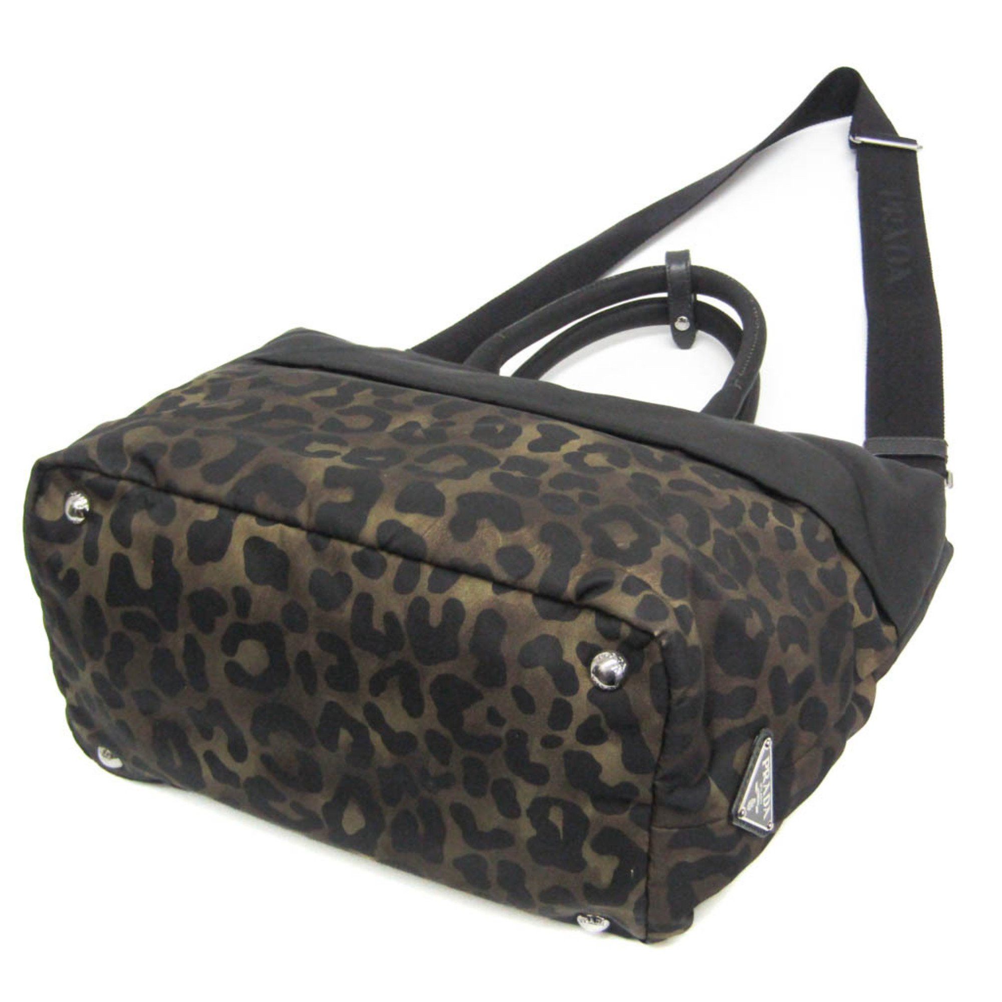 Prada Black Synthetic Handbag (Pre-Owned) Size ONE SIZE - 2 Thumbnail