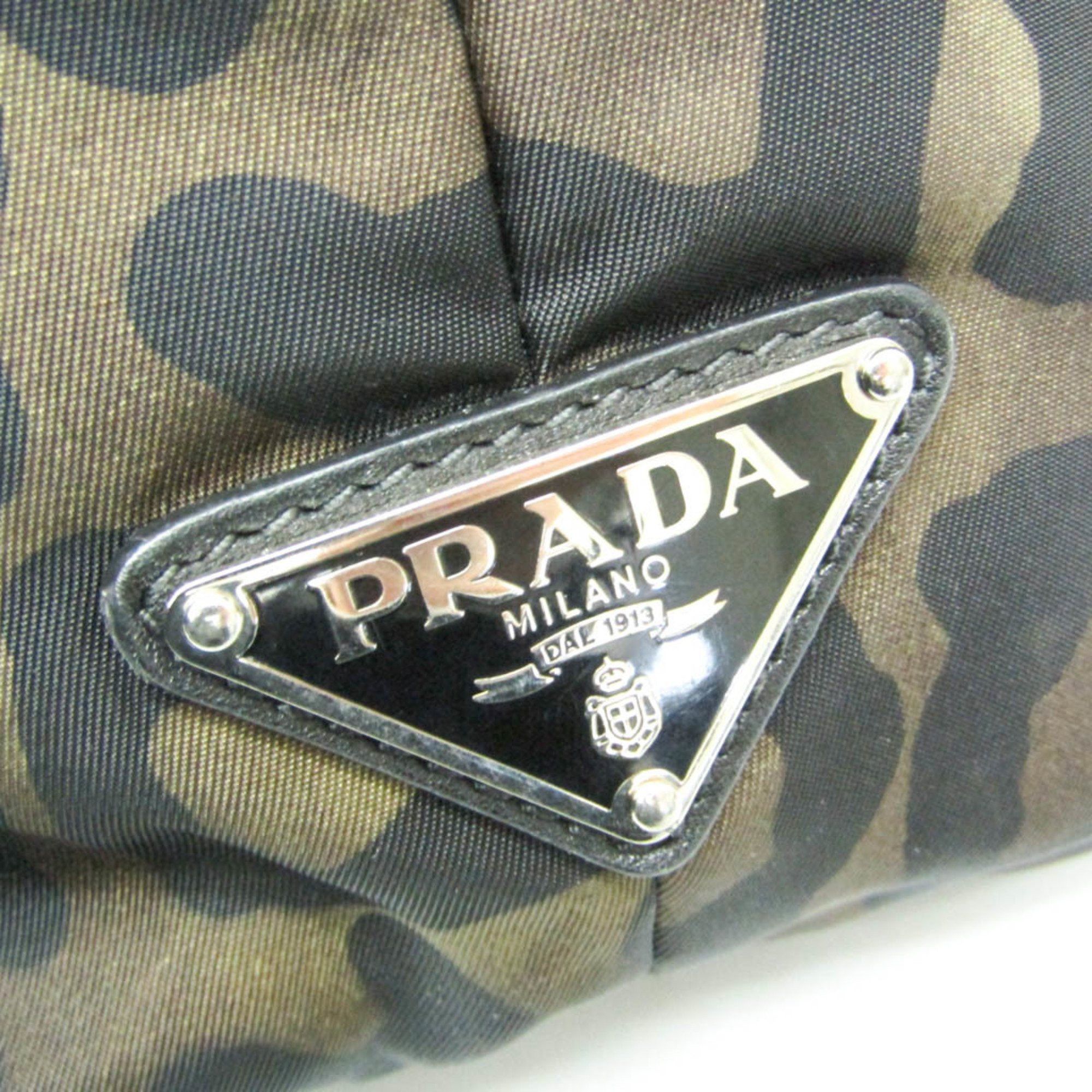 Prada Black Synthetic Handbag (Pre-Owned) Size ONE SIZE - 13 Thumbnail