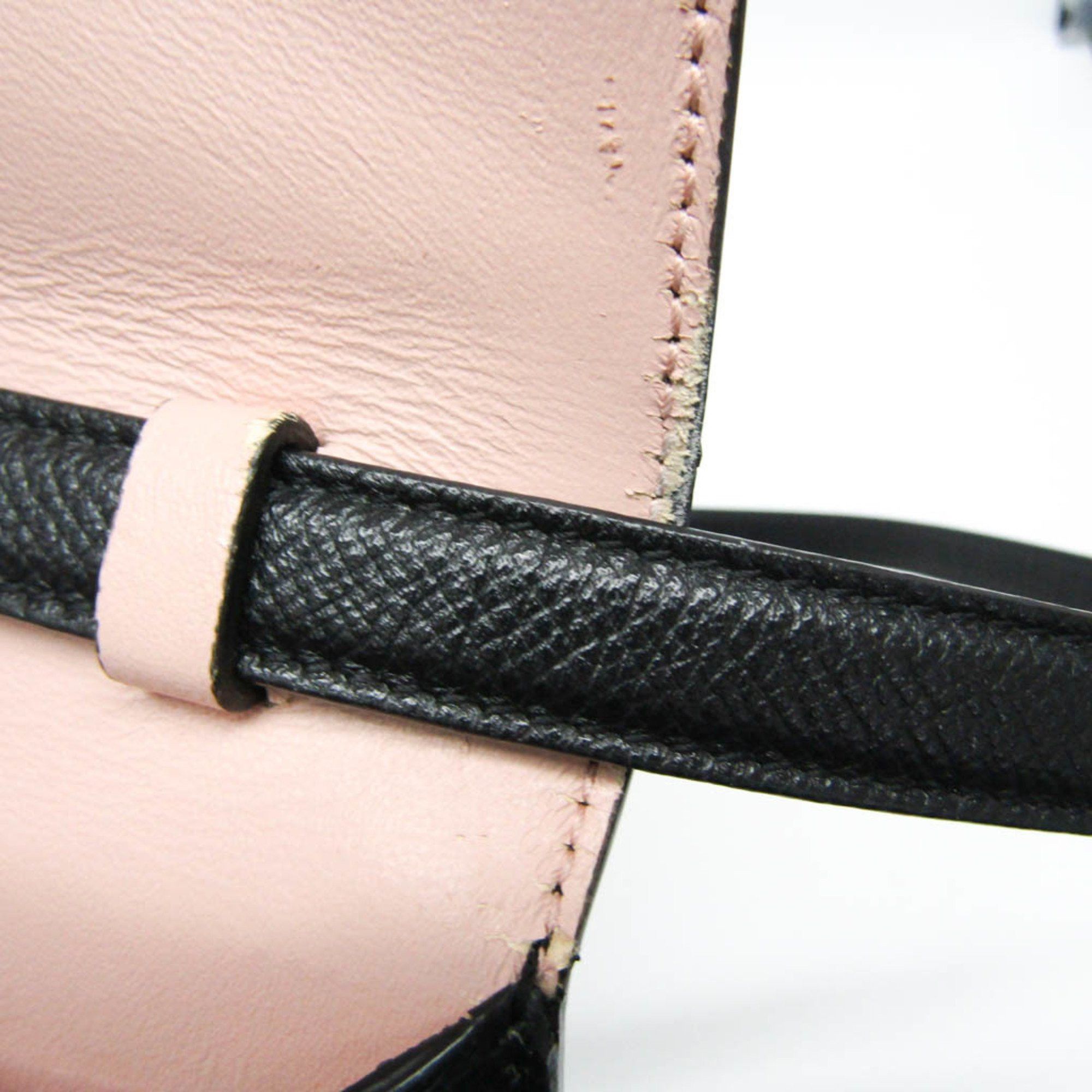 Salvatore Ferragamo Black Leather Shoulder Bag (Pre-Owned) Size ONE SIZE - 11 Thumbnail