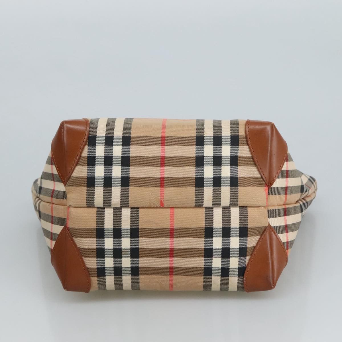 Burberry Nova Check Beige Canvas Handbag (Pre-Owned) Size ONE SIZE - 18 Thumbnail