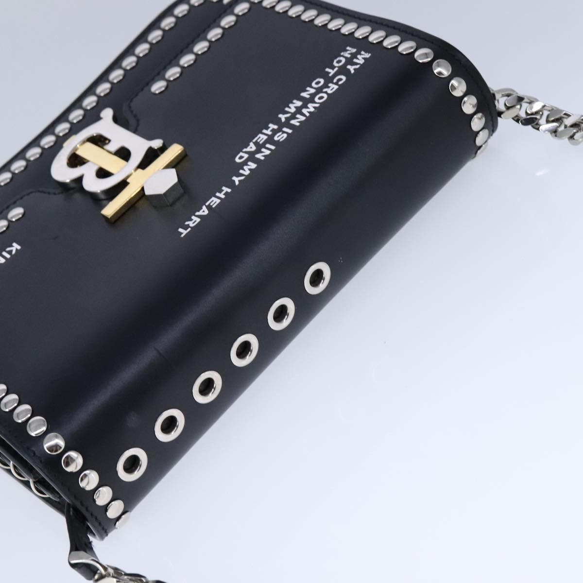 Burberry Tb Black Leather Shoulder Bag (Pre-Owned) Size ONE SIZE - 17 Thumbnail